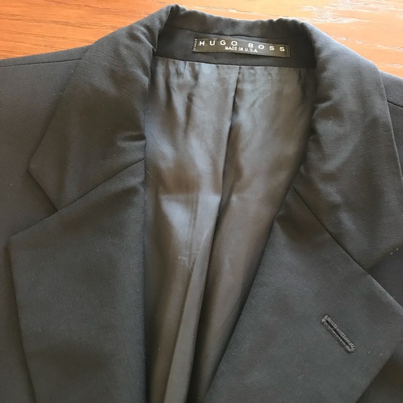 Black, (light) wool Hugo Boss jacket - Picture 2 of 6